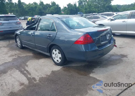 2007 Honda Accord 2.4 Lx из США, поврежденный, VIN 1HGCM56407A017752